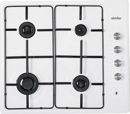 3011-lpg'li 4 Gözlü Set Üstü Ocak Beyaz