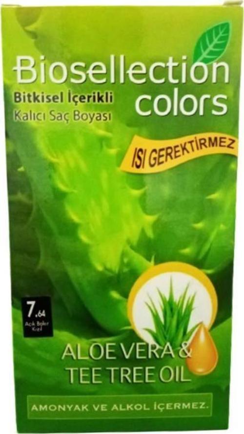 Bitkisel İçerikli Kalıcı Saç Boyası 7.64 - Açık Bakır Kızıl