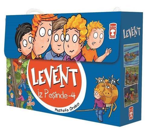 Levent İz Peşinde 4 Seti-5 Kitap Takım