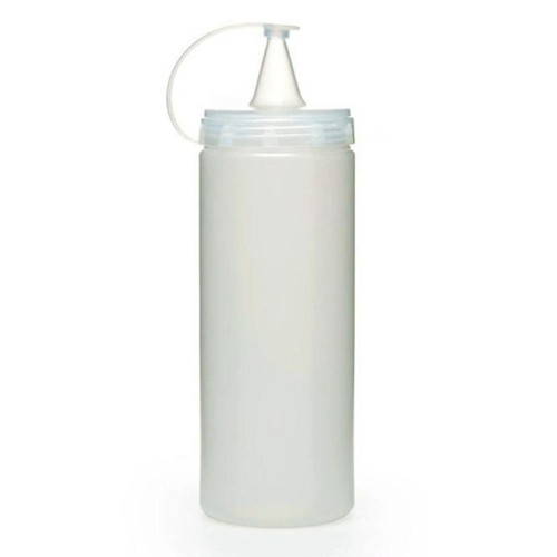 Şeffaf Kapaklı Sızdırmaz Yağlık Sosluk Şişesi Plastik Yağdanlık 400 ml. AP-9028 (5250)
