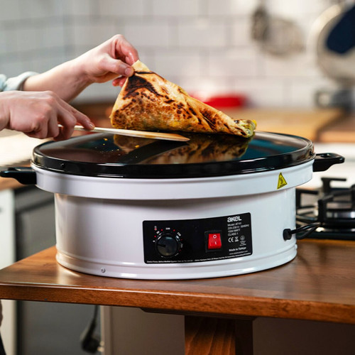 KATMER - YUFKA SACI TERMOSTATLI - STANDLI 3000W EMAYE KAPLI GENİŞ ÜST YÜZEY 53CM GENİŞLİK AT-111B (5250)