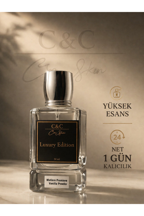 Matière Première Vanilla Powder Unısex Niş Parfüm 50 Ml – Odunsu Amber Vanilya Kalıcı Lüks İmza Erkek Kokusu