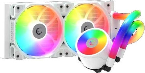 ICEBLADE C6 Beyaz 72CFM 2000RPM ARGB Fan AM5/LGA1700 Uyumlu Ledli Tüplü 240mm Sıvı Soğutma