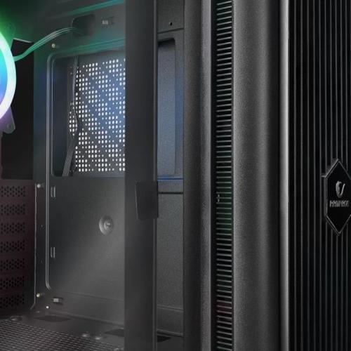 PROLIX 850W 80+ 4*12cm ARGB Fan+Kontrolcü Manyetik Temperli Camlı Mid-T Gaming Oyuncu Kasası