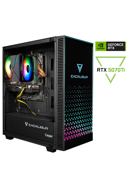 Excalibur E65H.265K-Evp0X-0Hd Series 2 Intel Core Ultra 7-265Kf 64Gb 500Gb Rtx 5070Tı Freedos Hava Soğutucu