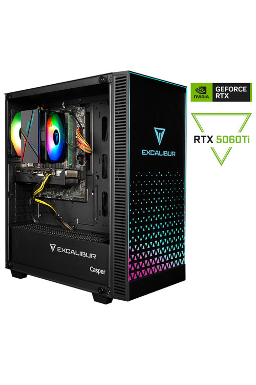 Excalibur E65H.265F-Dxt0A-0Hd Intel Core Ultra 7-265F 32Gb 2Tb Rtx 5060Tı W11H Hava Soğutucu