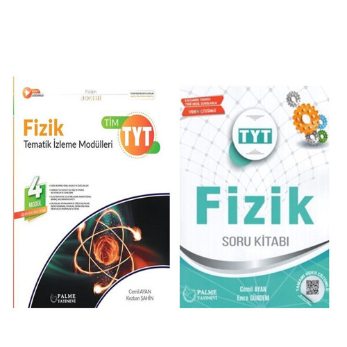 TYT Fizik Konu Anlatımlı ve Soru Bankası 2 Kitap Set Palme Yayınları
