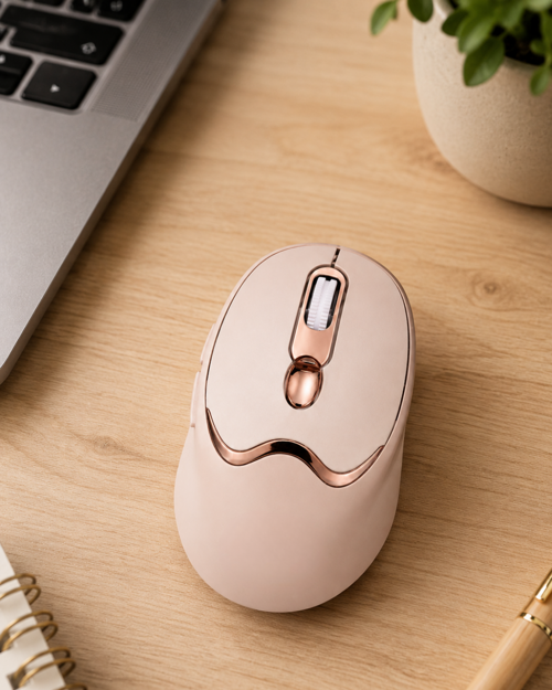 uygun Şarjlı Kablosuz Mouse Sessiz Tıklama Bluetooth ve USB Destekli popüler
