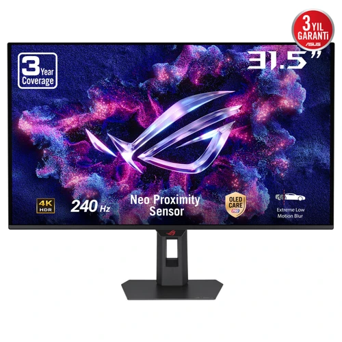 ROG STRIX XG32UQDMS 31.5″ 240Hz 0.03ms AdaptiveSync VESA DisplayHDR 400 True Black 4K UHD QD-OLED Gaming (Oyuncu)