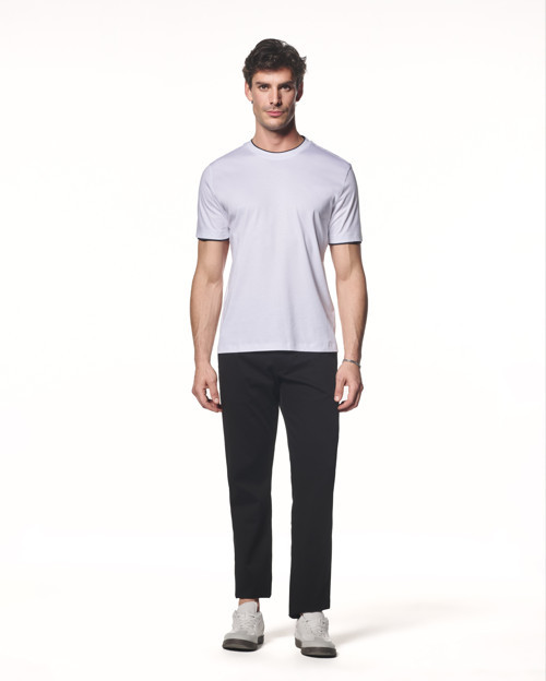 Pamuk Karışımlı Straight Fit Pantolon
