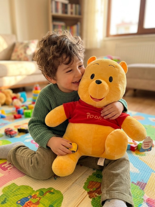 Winnie The Pooh Peluş Ayıcık 55 CM Yumuşacık Dev Boy Sevimli Uyku Arkadaşı