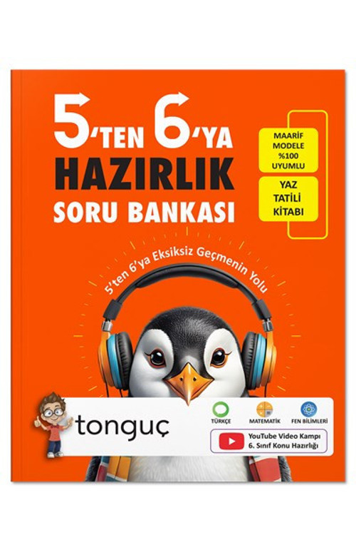 5'ten 6'ya Hazırlık Kitabı - Tonguç Yayınları