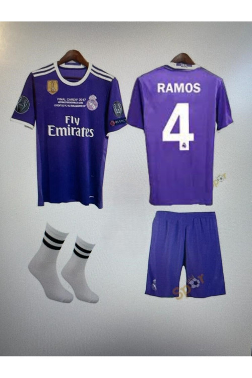 Nostalji Mor R.Madrid. Renk Ramos Forması 3 Lü Set