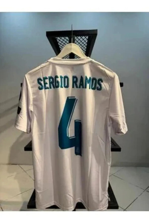 Real.Madrid. Sergio Ramos Kısa Kol Yetişkin Forması 2018 Sezon