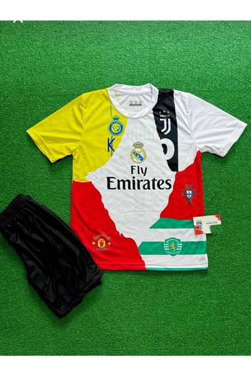 Cristiano Ronaldo Tüm Takımlar Özel Konsept Çocuk Forma Takımı 4 Parça