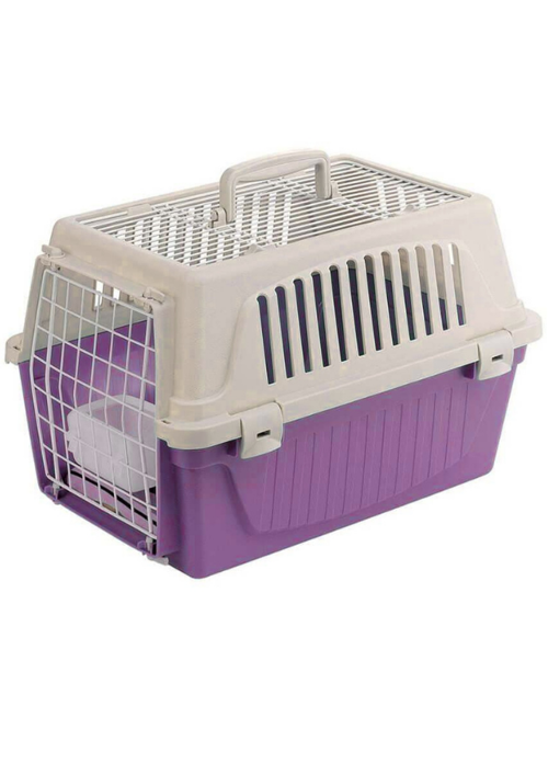 Atlas 10 Kedi Ve Köpek Üstü Açık Taşıma Çantası Lila