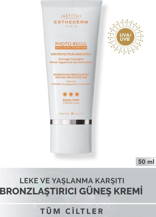 Photo Regul Leke Karşıtı Etkili Bronzlaştırıcı Yaşlanma Karşıtı UVA/UVB SPF50+ Güneş Kremi 50ML
