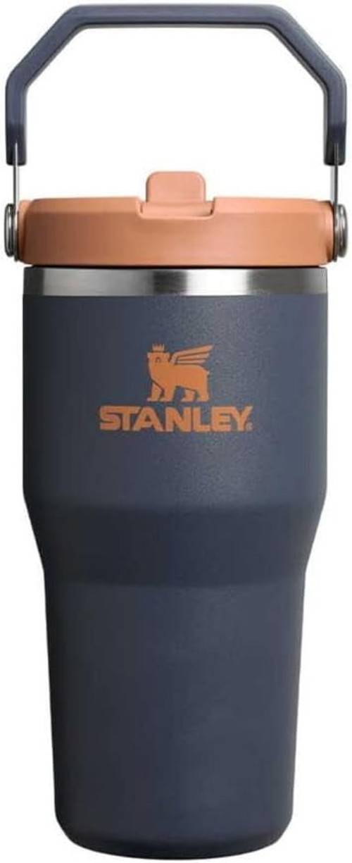 Iceflow Flip Straw Tumbler Pipetli Termos Bardak, Lacivert (Twilight), 0.60 Litre