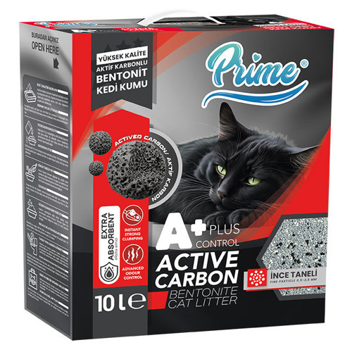 10 Lt Aktif Control Plus++ Karbon Kedi Kumu