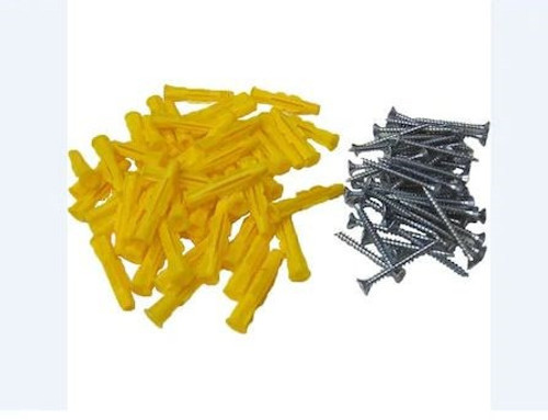 8 mm Roket Dübeli 5x50 mm Vidası Dübel Vida Seti 100 Adet