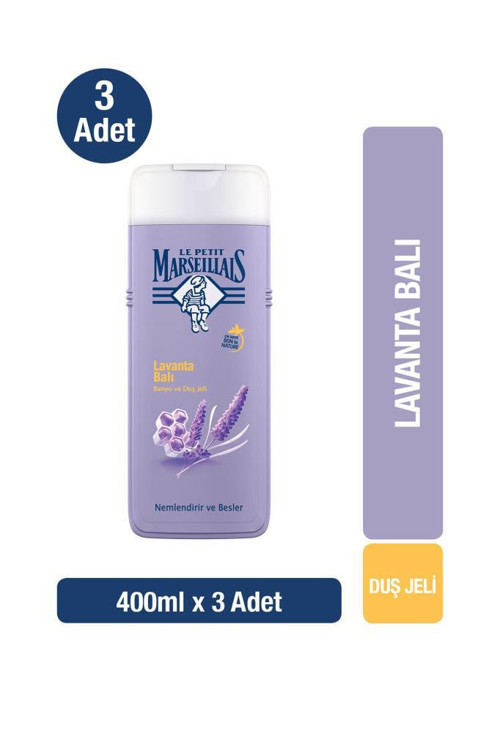 Duş Jeli Lavanta Balı 400 ml x3
