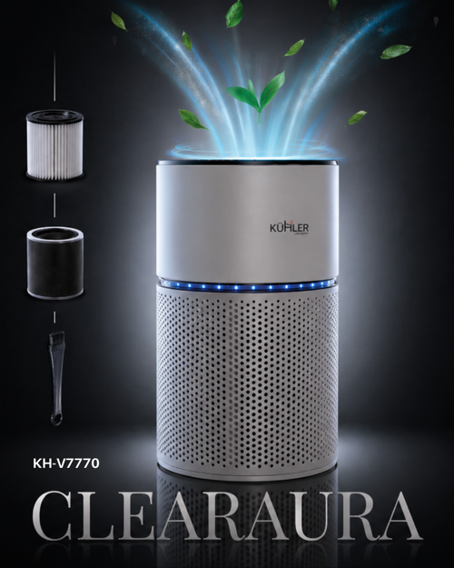 Hava Temizleyici ClearAura KH-V7770 – İyonizer & 3 Aşamalı Filtre