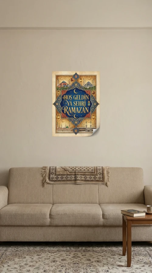 Ramazan Tablo - Poster Dini (Model- 54)