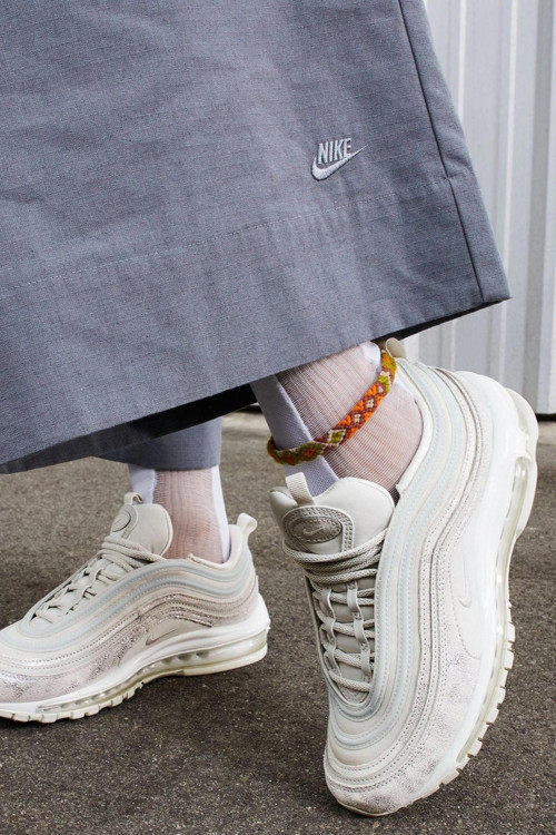 Air Max 97 Reflector Leather Sneaker Hakiki Deri Reflektörlü Günlük Spor Ayakkabı Gri