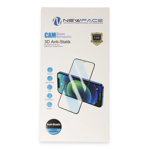 Xiaomi Redmi Note 15 Pro 5g 3d Antistatik Cam Ekran Koruyucu - Siyah