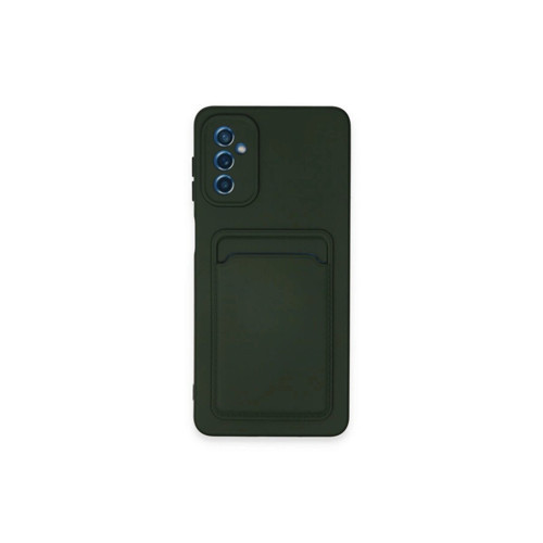 Galaxy A14 4G Kılıf Kelvin Kartvizitli - Koyu Yeşil