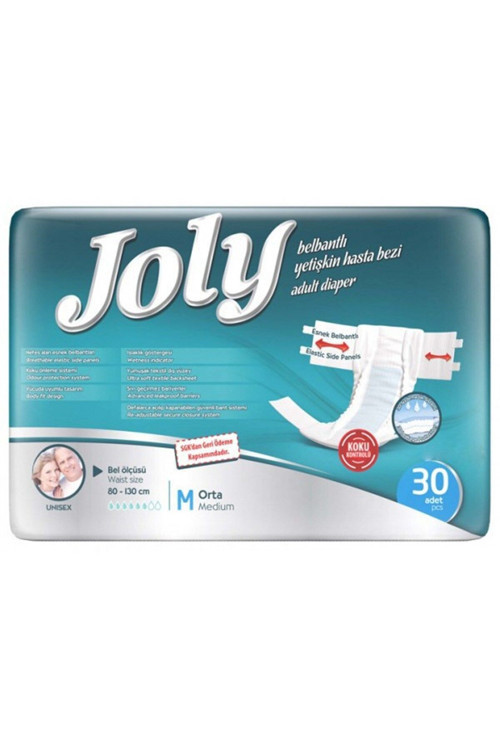 Belbantlı Hasta Bezi Medium (Orta Boy) 30 Adet
