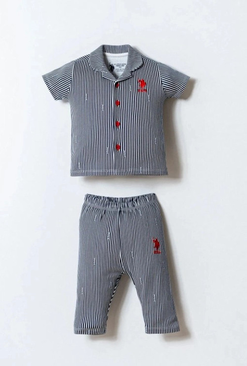 U.s. Polo Gömlek Pijama Takımı Usb2860 Beyaz