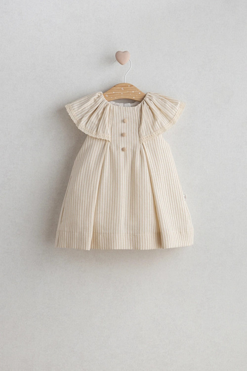 Spanish Style Elbise 5531 Kahverengi