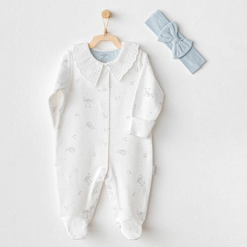 Ac25644 Cuddly Bunny Bear Tulum Takım Ekru