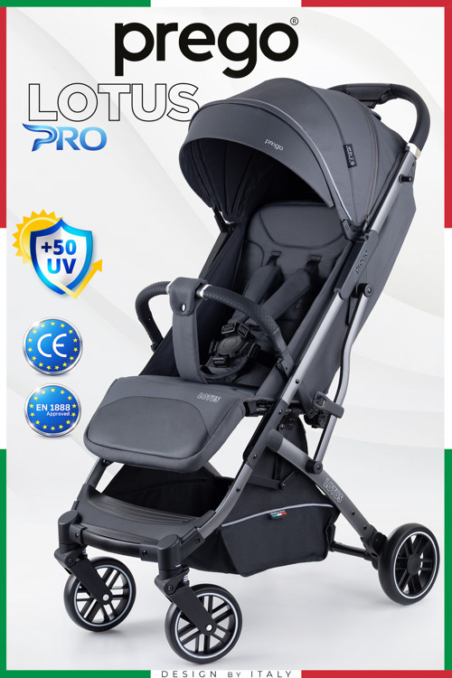 Lotus Pro Kabin Boy Bebek Arabası - Tek Elle Katlanır -Hafif -Uv Tenteli - Full Aksesuarlı