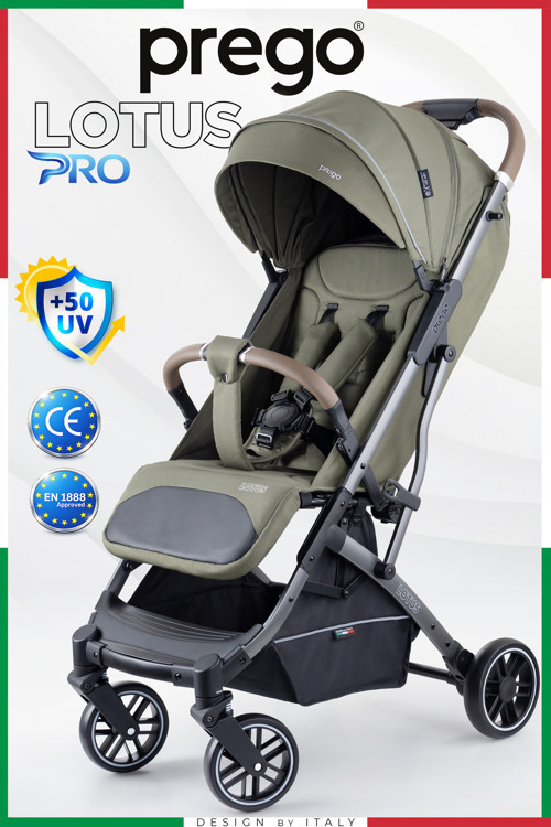 Lotus Pro Kabin Boy Bebek Arabası - Tek Elle Katlanır -Hafif -Uv Tenteli - Full Aksesuarlı