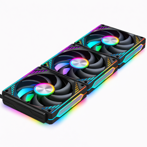 DY-WL99 Wıreless 3X120MM Siyah Yüksek Performans Kasa Fanı