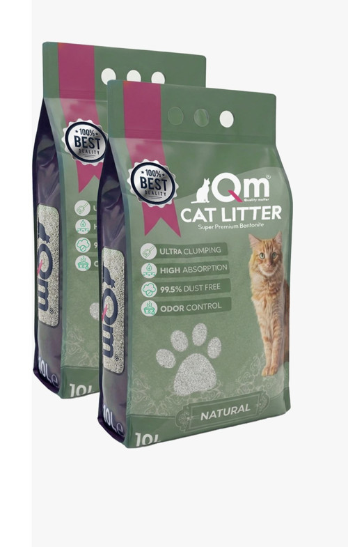 KOKUSUZ BENTONİT KEDİ KUMU 2*10 LT
