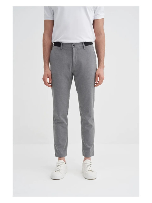 Erkek Kanvas Gri Pantolon 00025