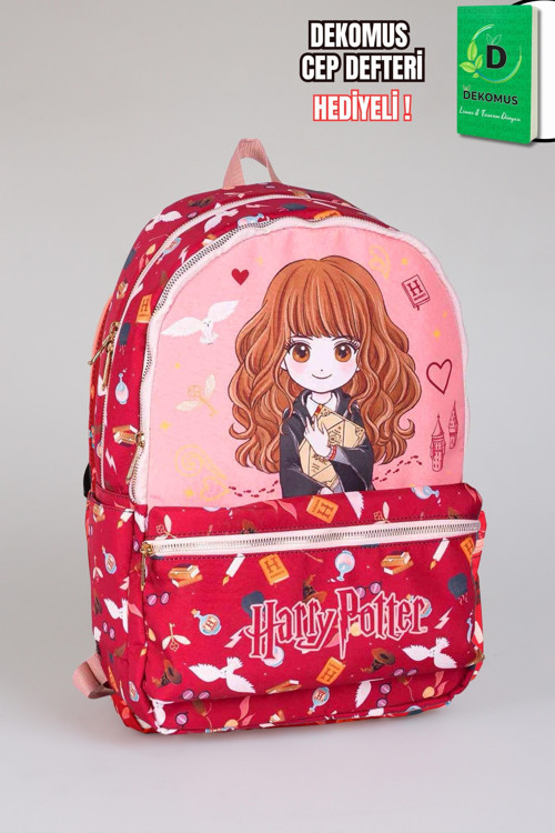 x Dekomus "Magic Girl Collection" Hermione Granger Lisanslı Ortopedik İlkokul Çantası