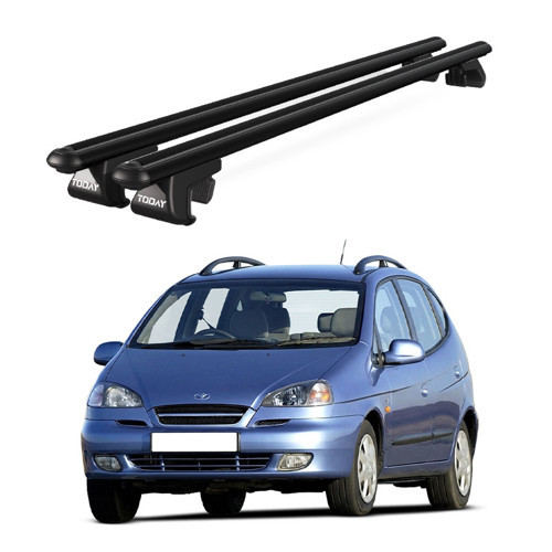 Venüs Daewoo Tacuma (2000-2004) Uyumlu Siyah Ara Atkı Port Bagaj Tavan Barı