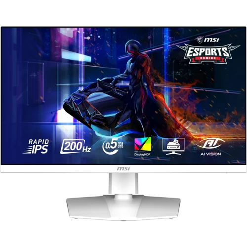 MAG 274QRFW E20 27 2560x1440 WQHD 200Hz 0.5ms HDMI DP HDR 400 G-Sync Compatible Rapid IPS Gamin