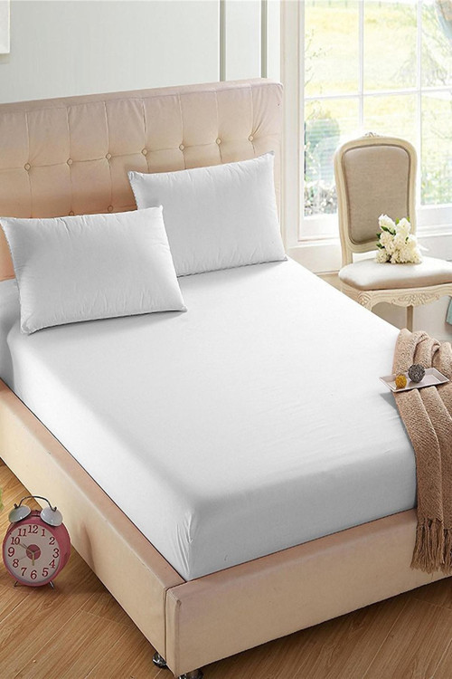 PENYE ÇARŞAF ÇİFT KİŞİLİK 160X200+22 BEYAZ