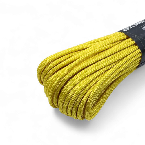 Bileklik ve Outdoor Paracord İp 4 mm 660lb (10 İplikli) 30 Metre Altın Sarı