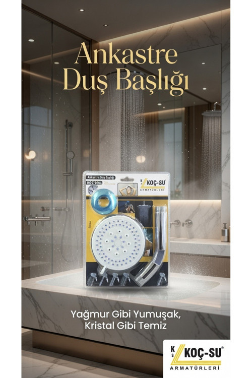 Ankastre Duş Başlığı