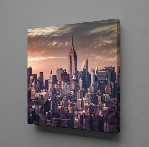 BİNALAR KANVAS TABLO 60x60cm