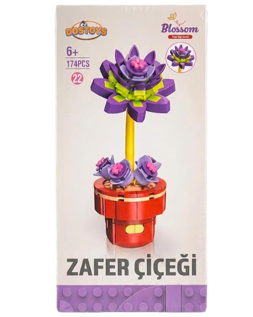 Yapı Taşı Serisi Çiçek Yapım Seti Zafer Çiçeği