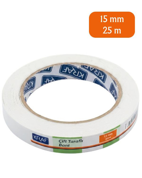 Çift Taraflı Bant 15mm x 25m 2515G