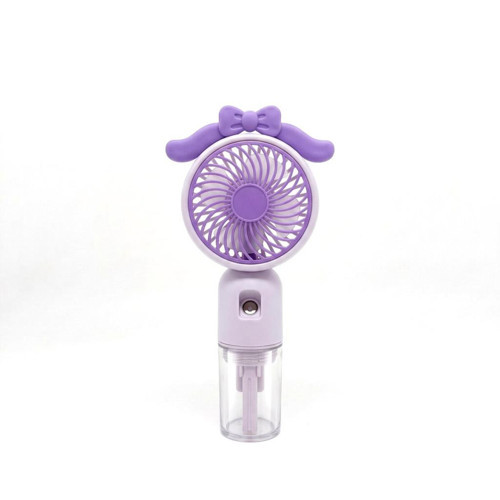 AV-F830 Su Spreyli ve Figürlü USB Şarjlı Mini Fan