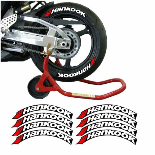 LASTİK YANAK YAZISI BEYAZ HANKOOK 3D